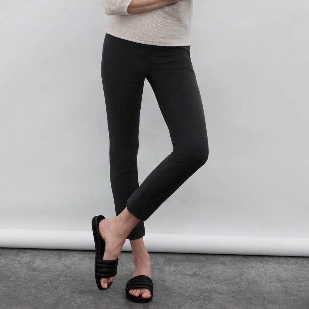 The Reset Skinny Side Zip Pant-Black